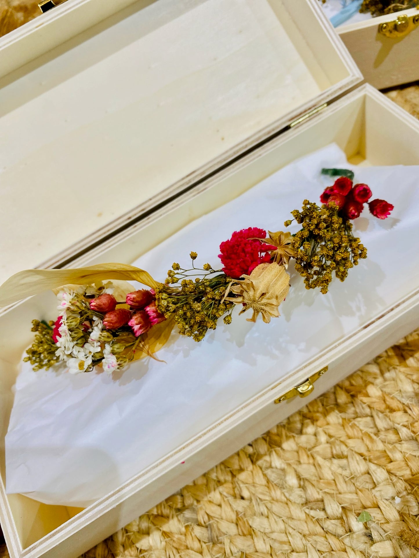PULSERA FLOR SECA