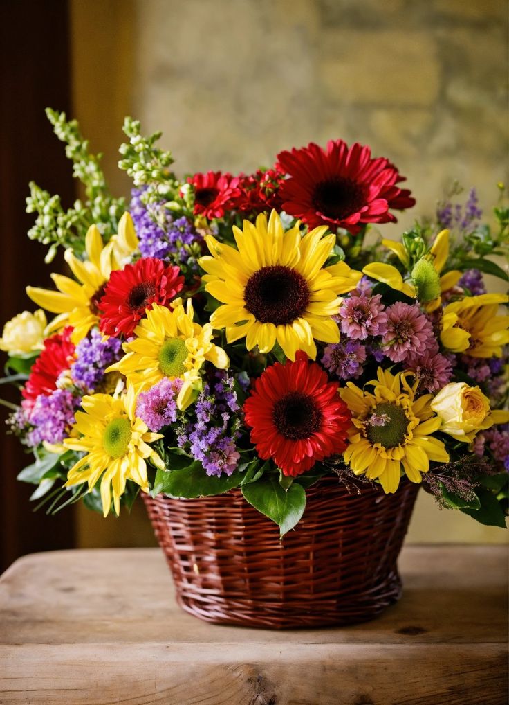 CESTAS DE FLORES