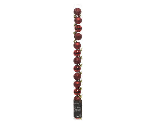 TUBO MINI BOLAS ROJAS