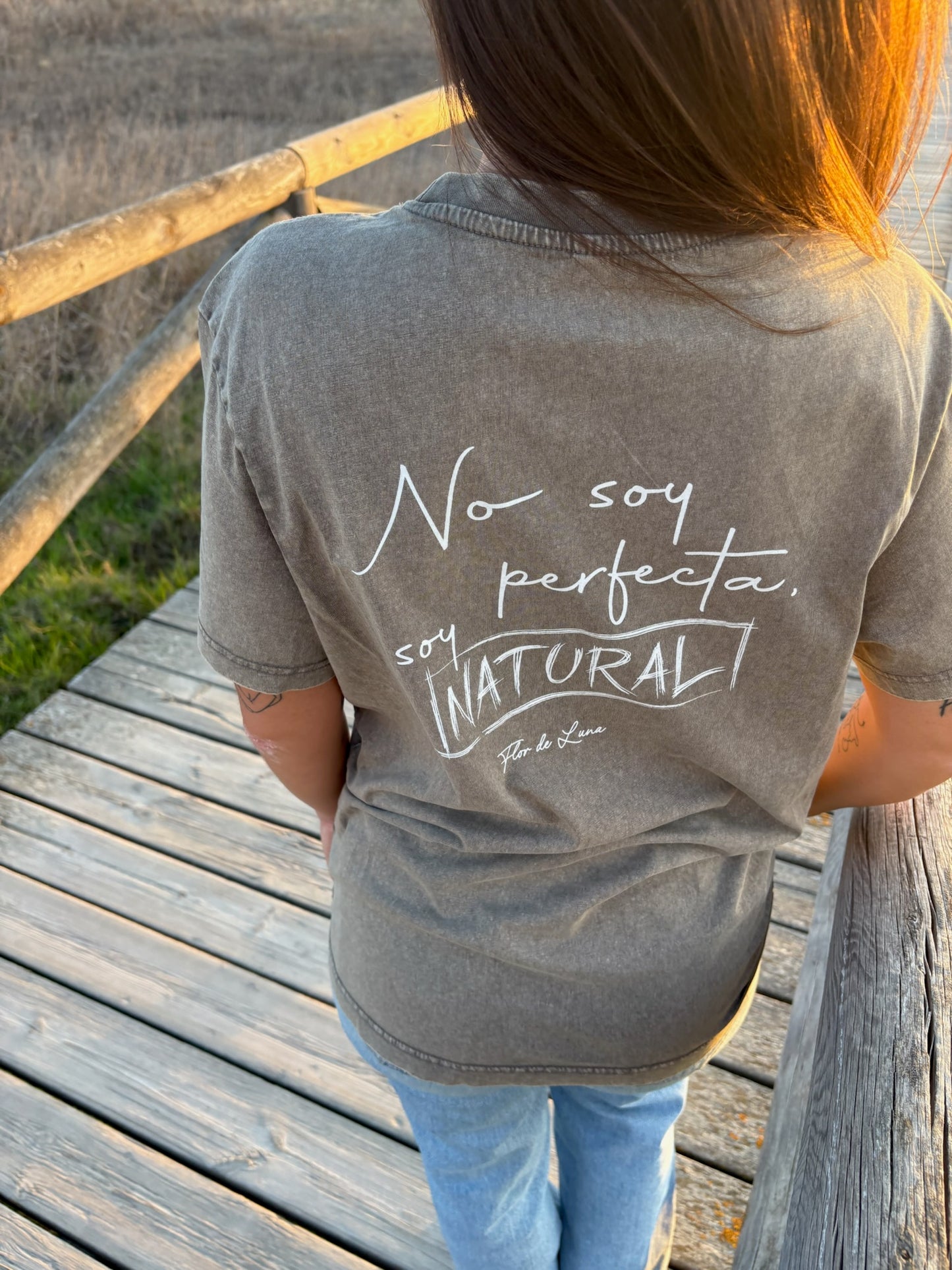 CAMISETA DESGASTADA "No soy perfecta..."