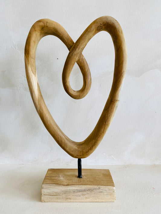 Figura MADERA CORAZÓN