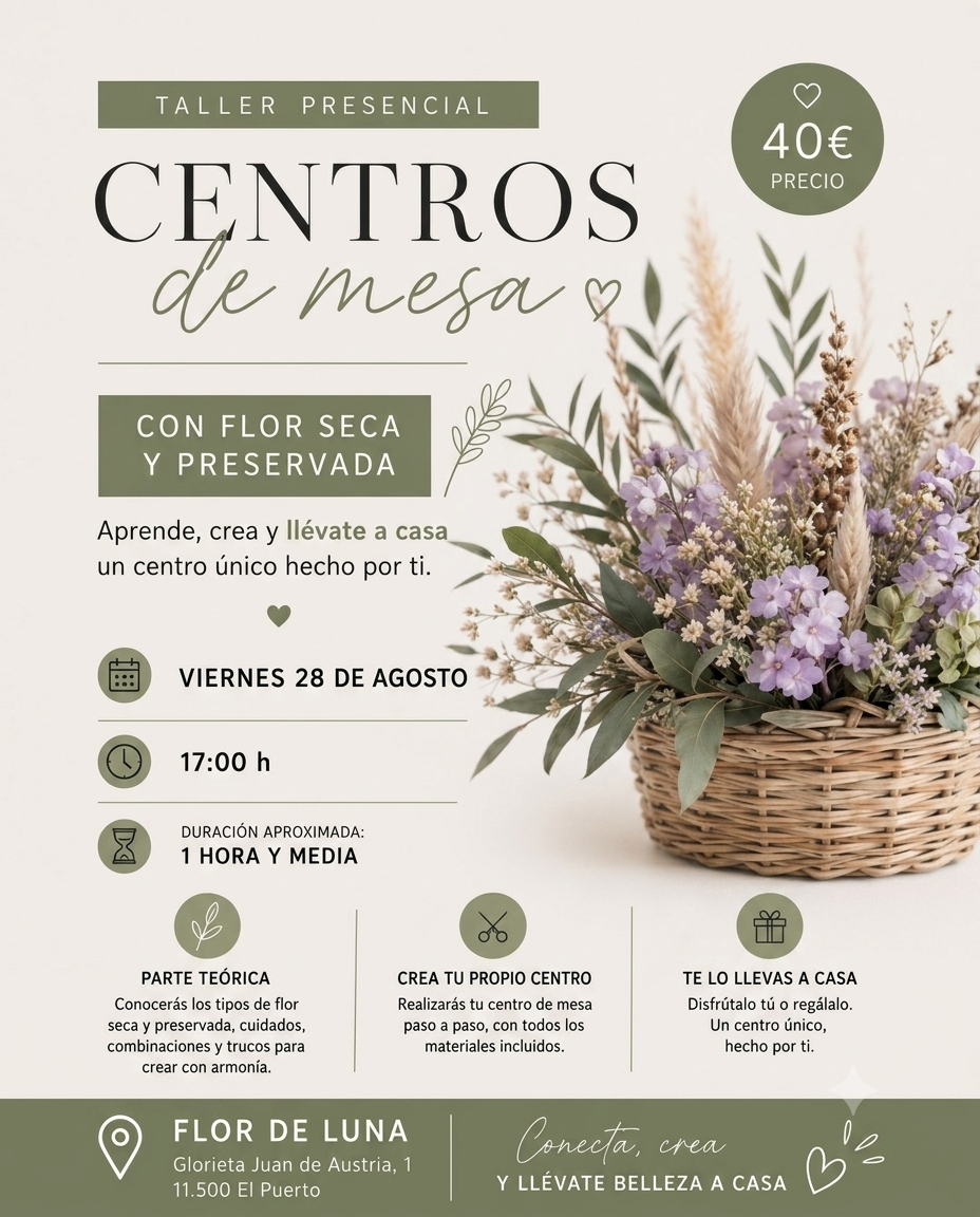 Taller Centros de Mesa