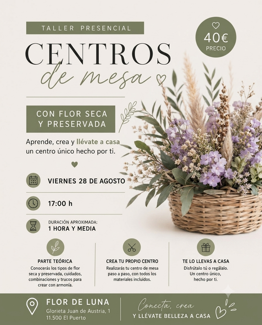 Taller Centros de Mesa