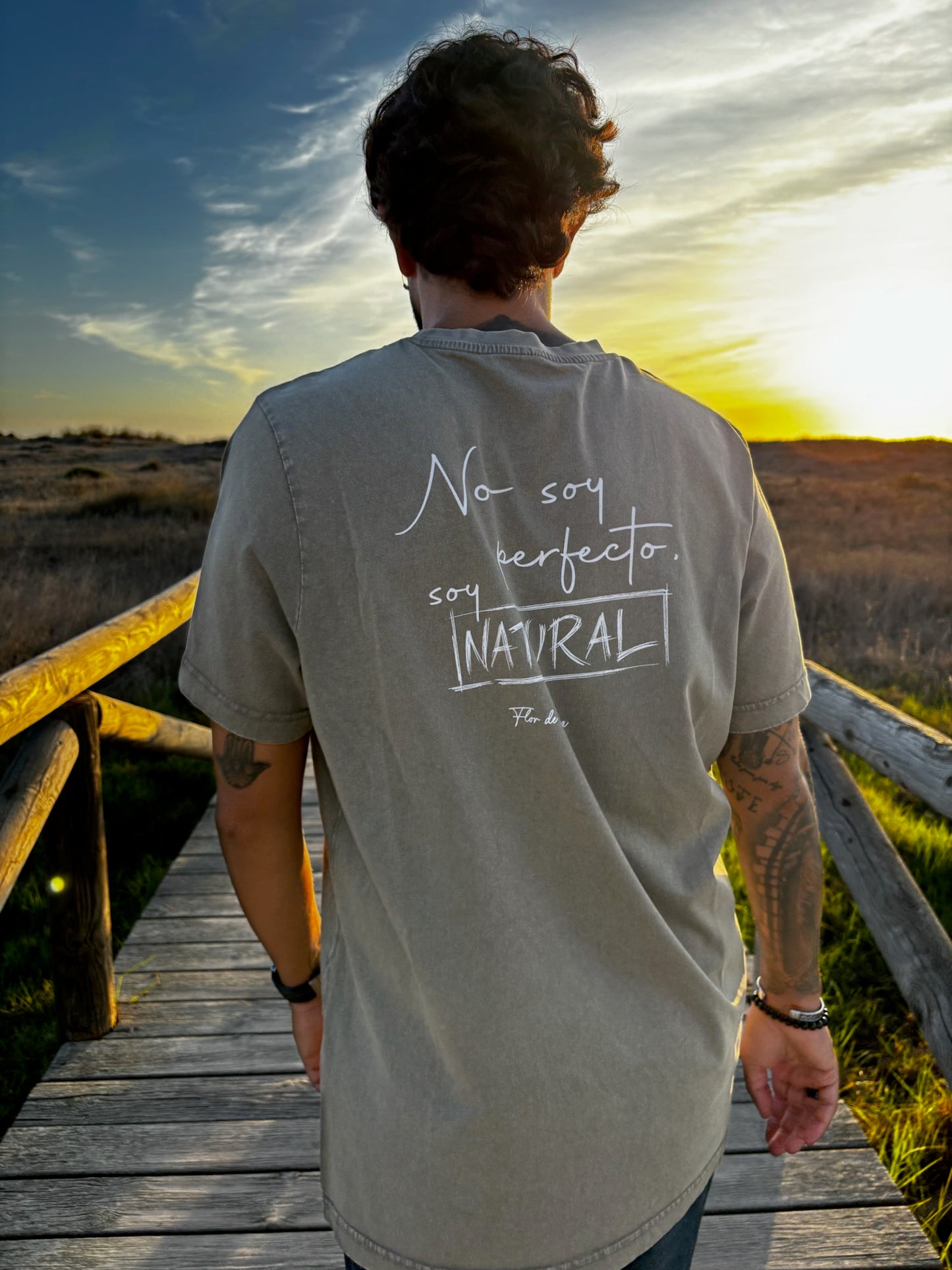 CAMISETA DESGASTADA "No soy perfecto..."